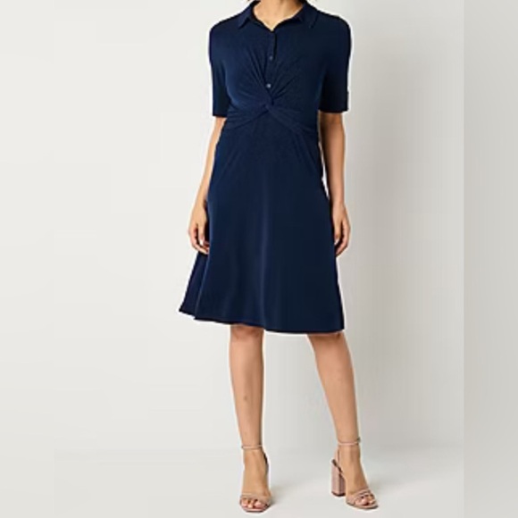Liz Claiborne Short Sleeve  Dress Size 18 NWT - Picture 1 of 6